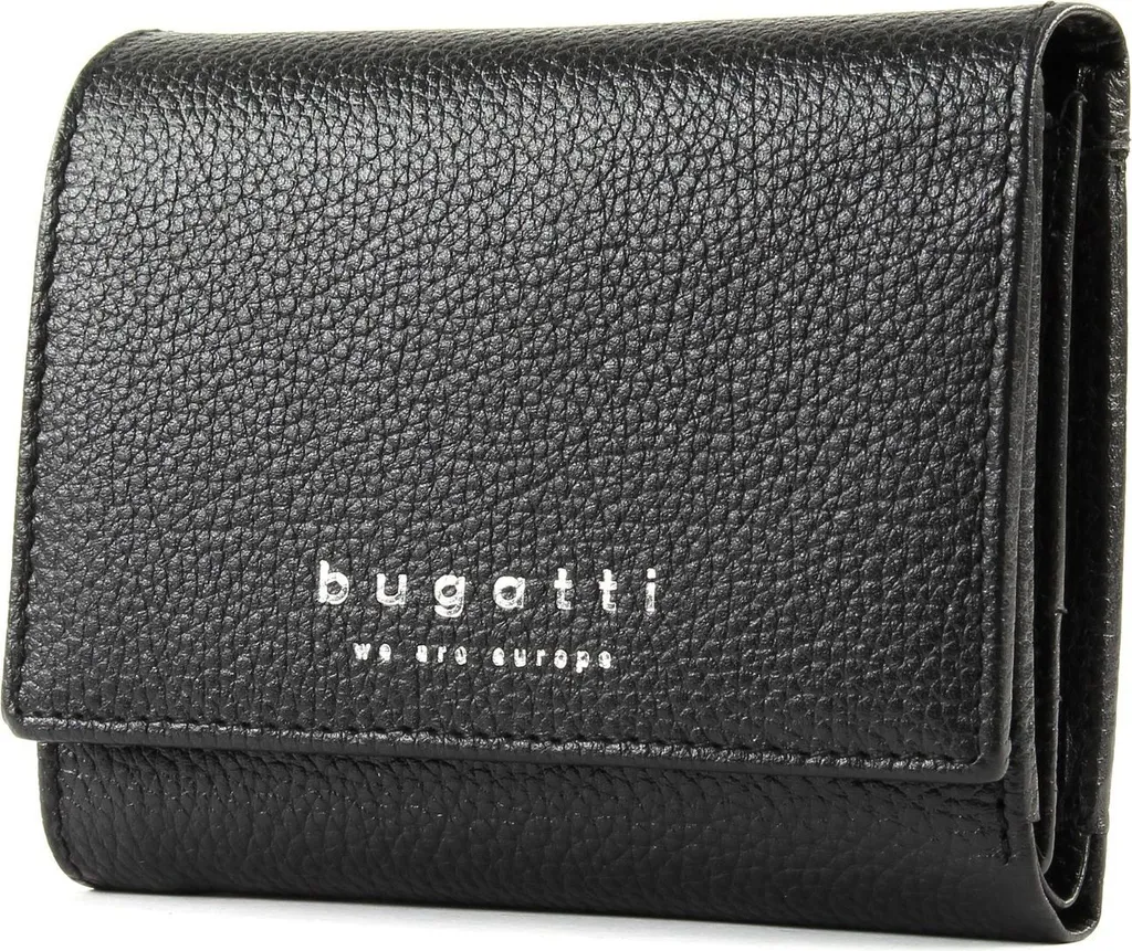 Bugatti Portafoglio Linda Medium Black - Prezzo Speciale Pelle Nera