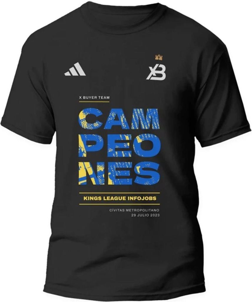 Tshirts Adidas Campeón Split 2 Kings League KLWTA2