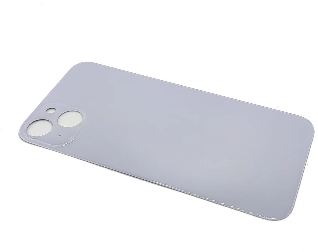 Réparer Vitre Arrière iPhone 14 Cassée - Coque Lilas Big Hole A2882