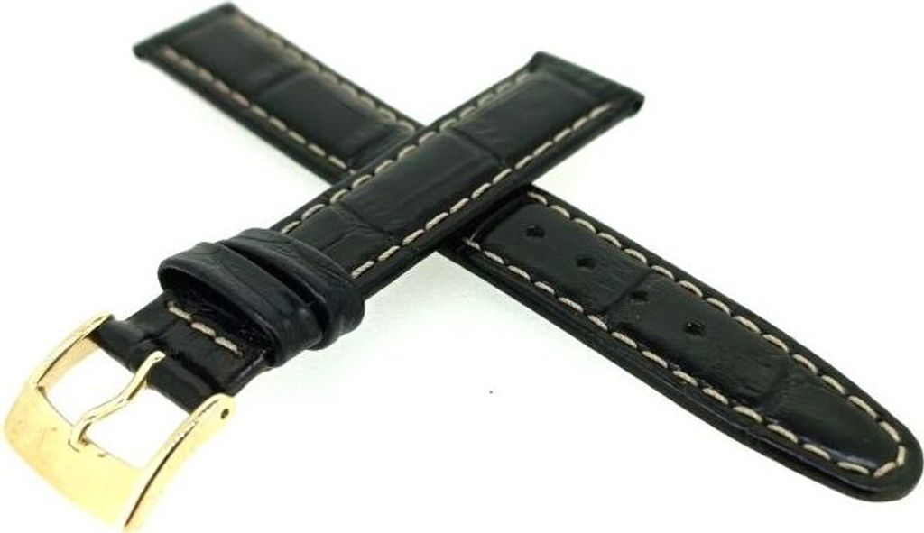 Festina | Uhrenarmband 16mm Leder schwarz Krokoprägung | F16453/1