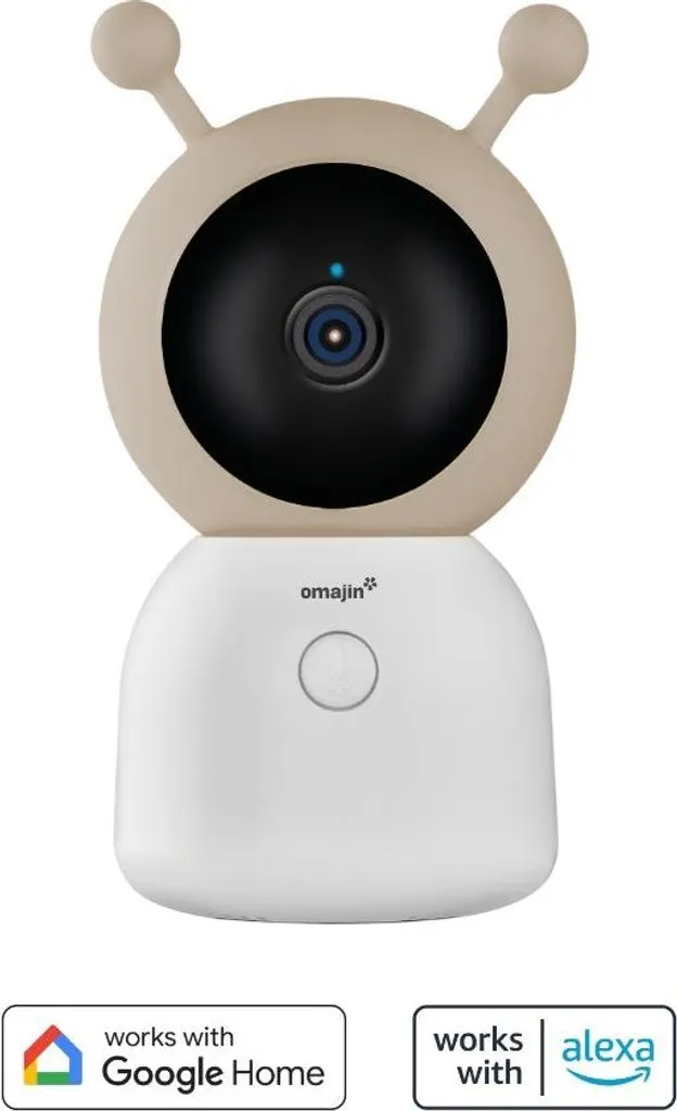 Babyphone vidéo OMAJIN OBC-01-EC blanc : caméra connectée haute définition