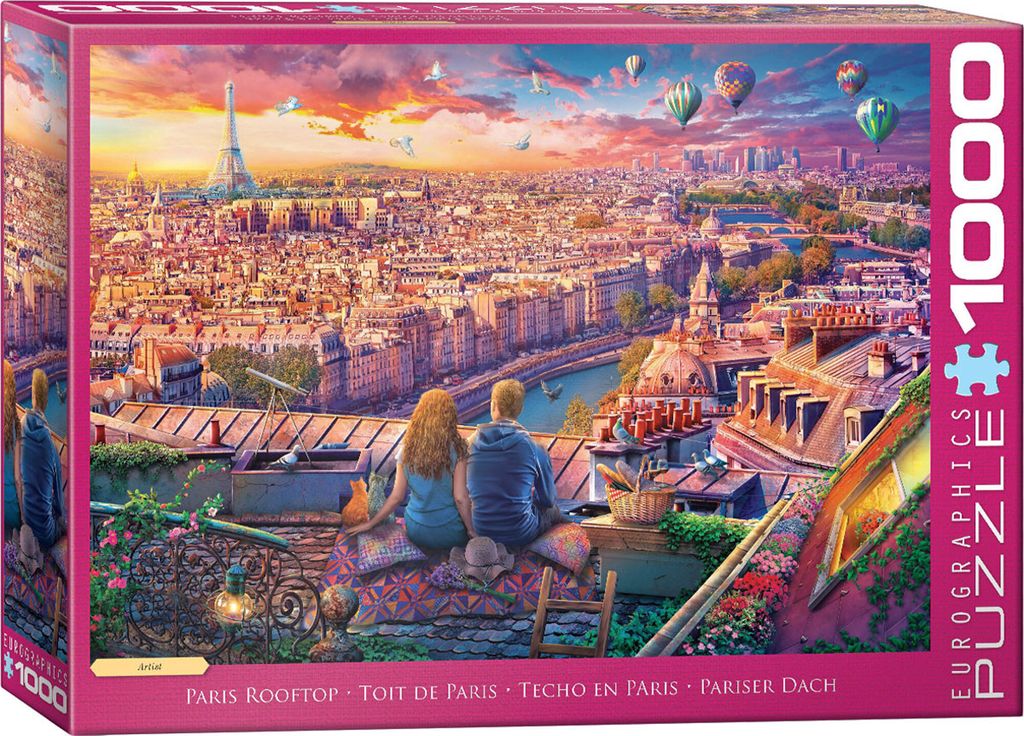 1000 Teile Puzzle Paris Rooftop Über den Dächern von Paris