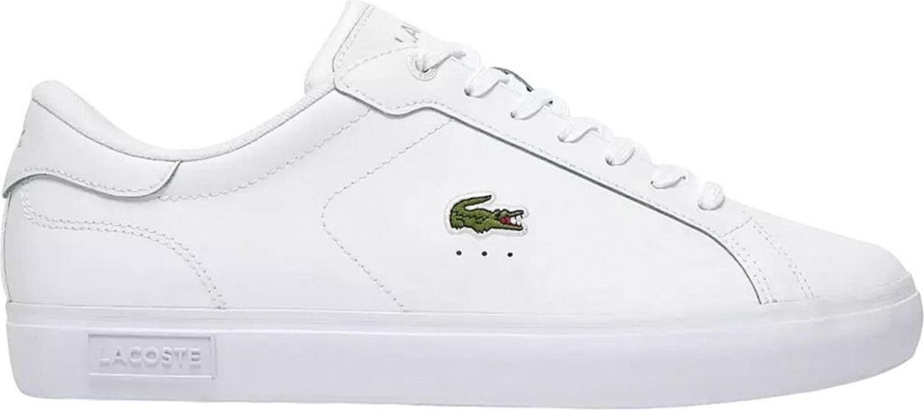 Lacoste Powercourt Sneakers Laag - wit - Maat 44