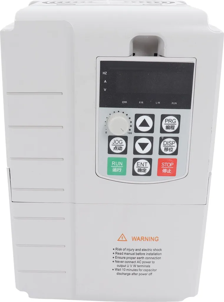 Convertisseur pour Moteur Triphasé 7,5 kW sur Prise 220V Monophasée