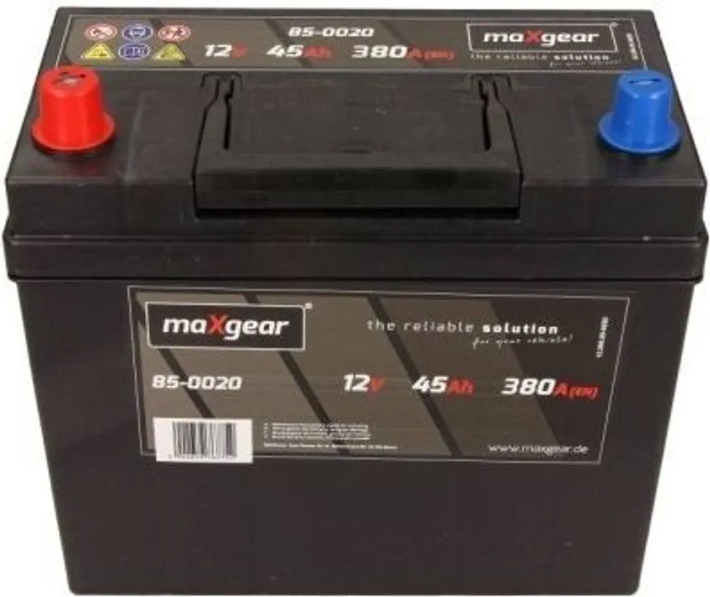 Batterie de démarrage 12V 45Ah 280A pour Civic, Yaris et Lexus IS III