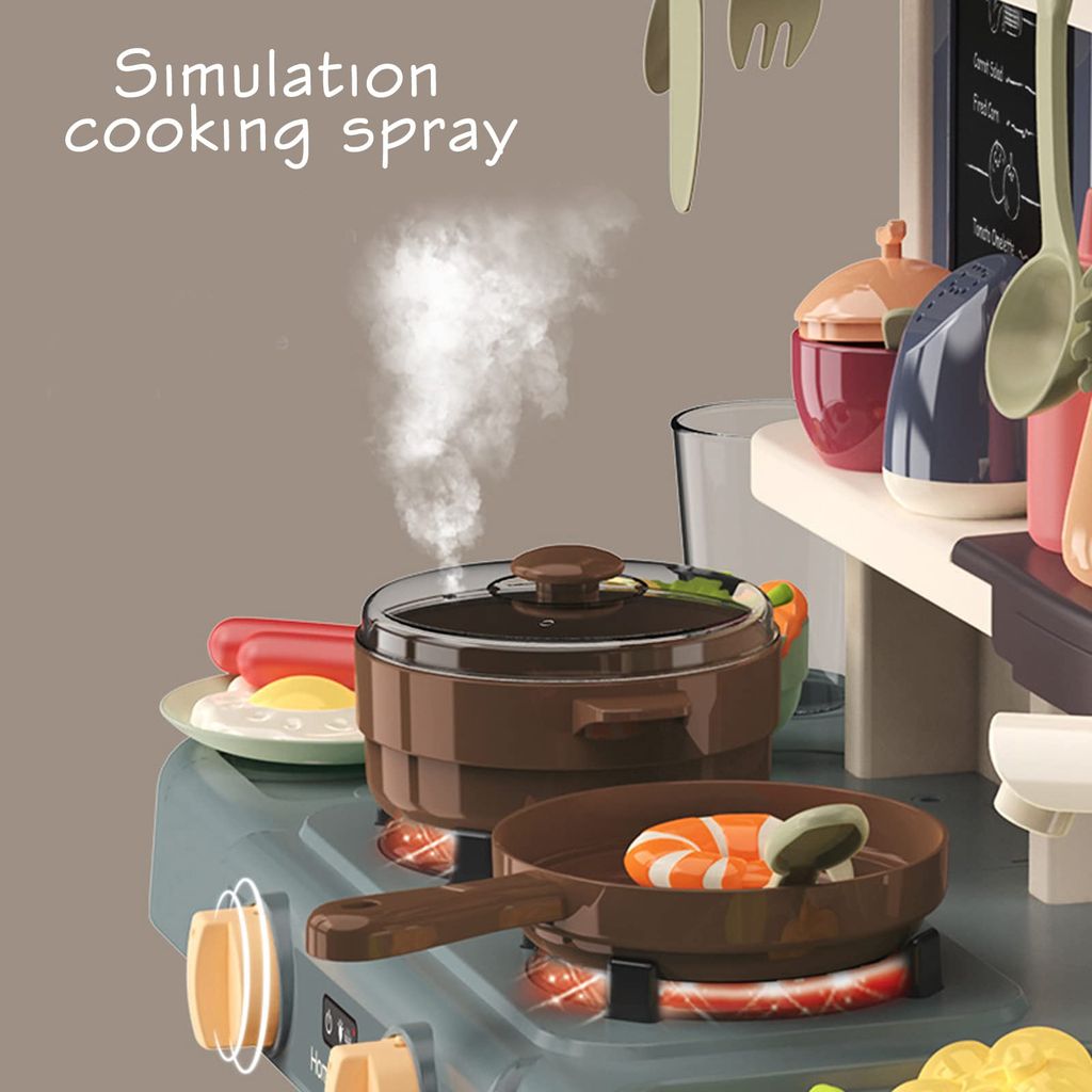 Kisangel Induktionsherd Spielzeug - Realistisch Mit Licht & Sound Für Kinder