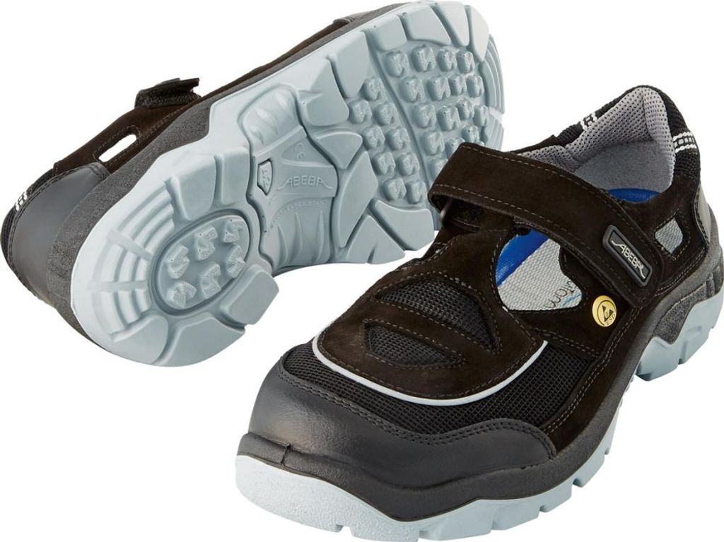 Abeba Sicherheitssandale anatom 32189 DIN EN ISO 20345 S1 SRC schwarz 40