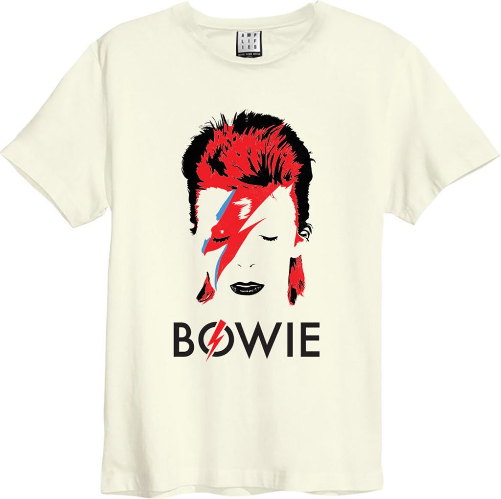 Amplified - "Aladdin Sane" T-Shirt für Herren/Damen Uni GD1083 (L) (Altweiß)