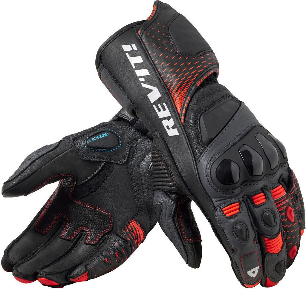 Revit Control Motorrad Handschuhe, schwarz, XL