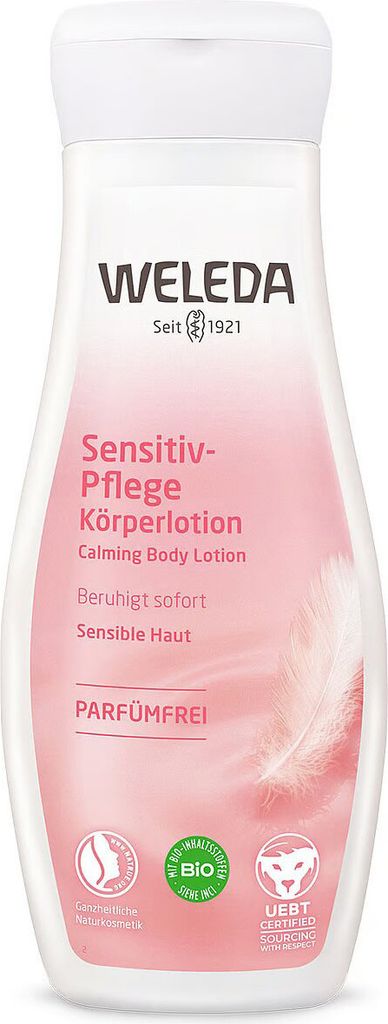 Weleda Sensitiv-Pflege Körperlotion 200ml Produktbild 