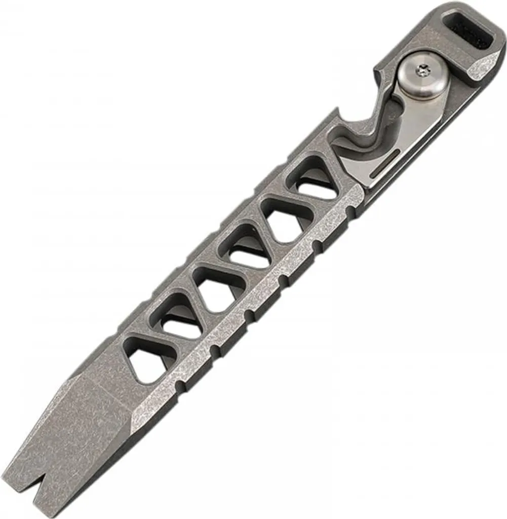 Décapsuleur multifonction tactique en titane pour camping et voyage