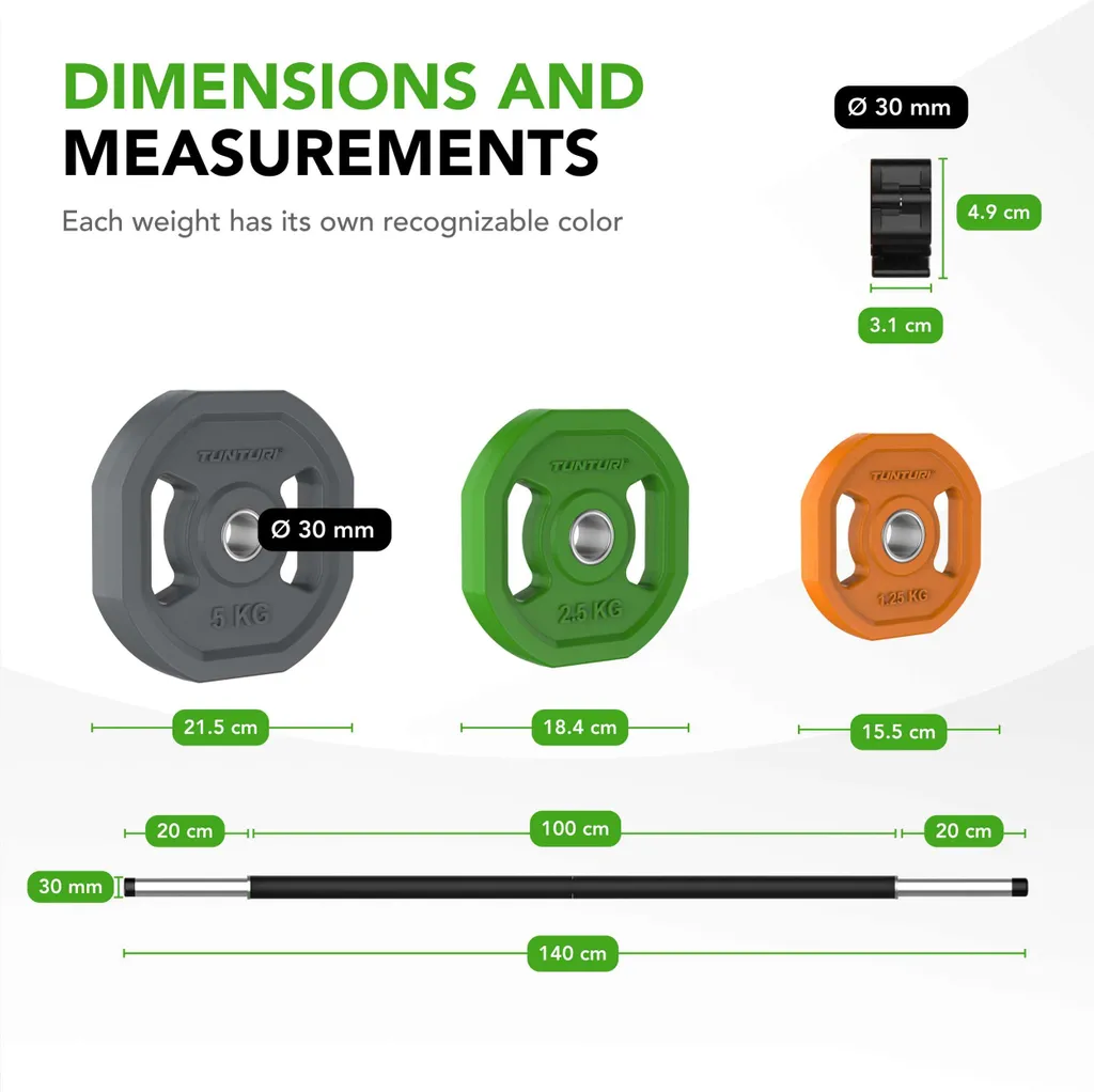 Kit Musculation 20kg Tunturi Aerobic Pump pour Gym à Domicile et Cardio