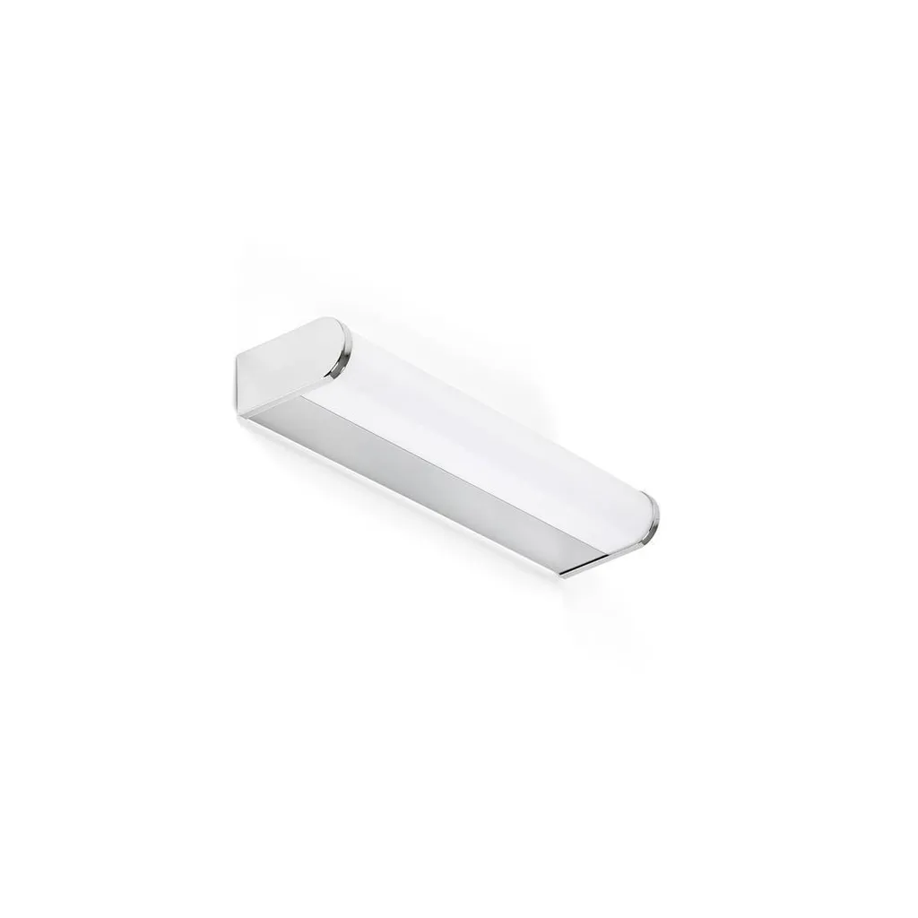 Lampe murale design chrome TIDE 300 éclairage indirect salle de bain IP44