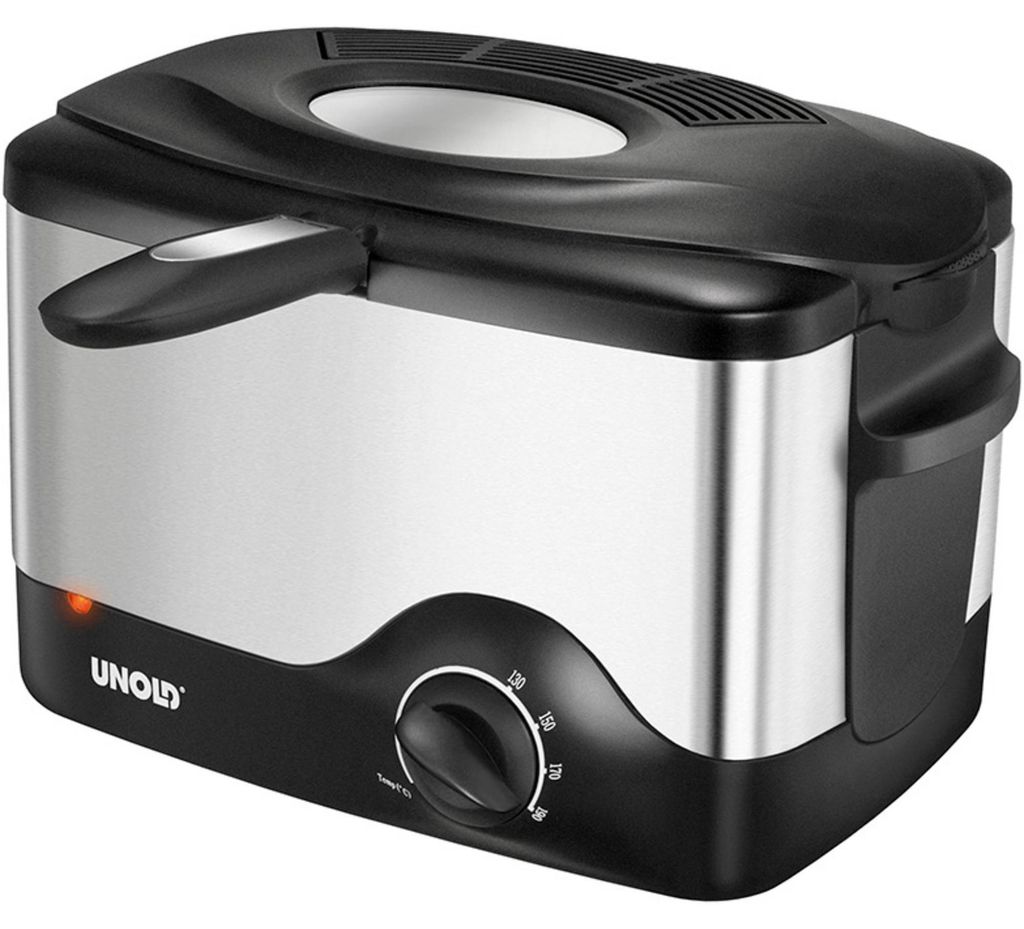 Unold 58615 Friteuse, roestvrijstalen behuizing, 1200 watt, Productafbeelding 