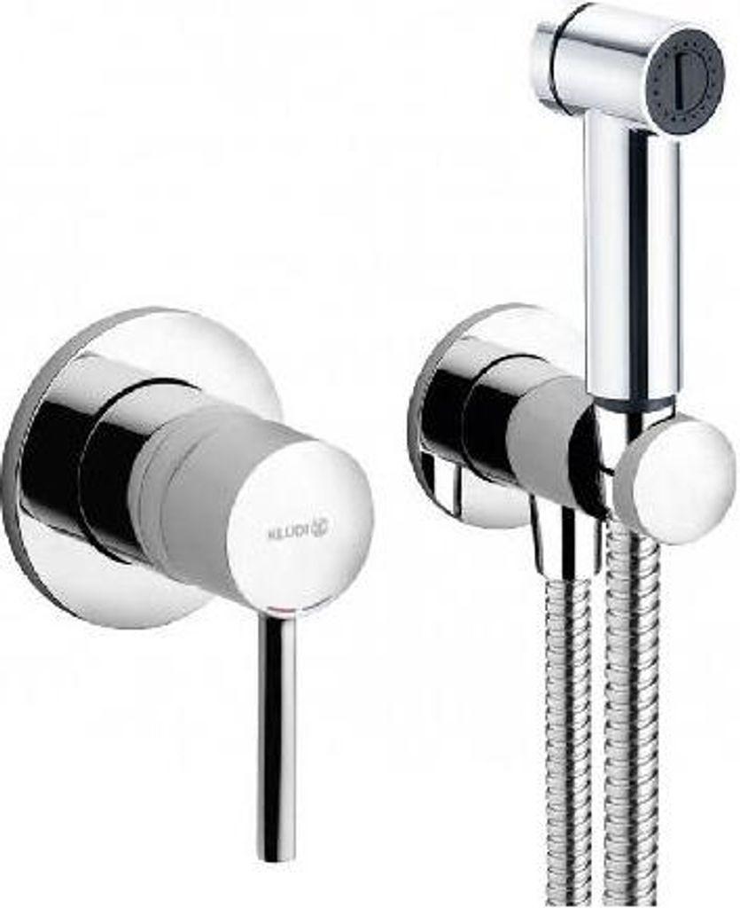 Kludi Bozz - Einbauunterputzset, mit Bidetdusche, Chrom Produktbild 