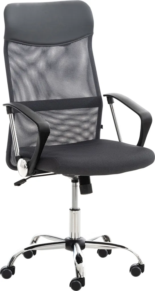 Chaise de bureau Washington gris contre le mal de dos - Assise confort