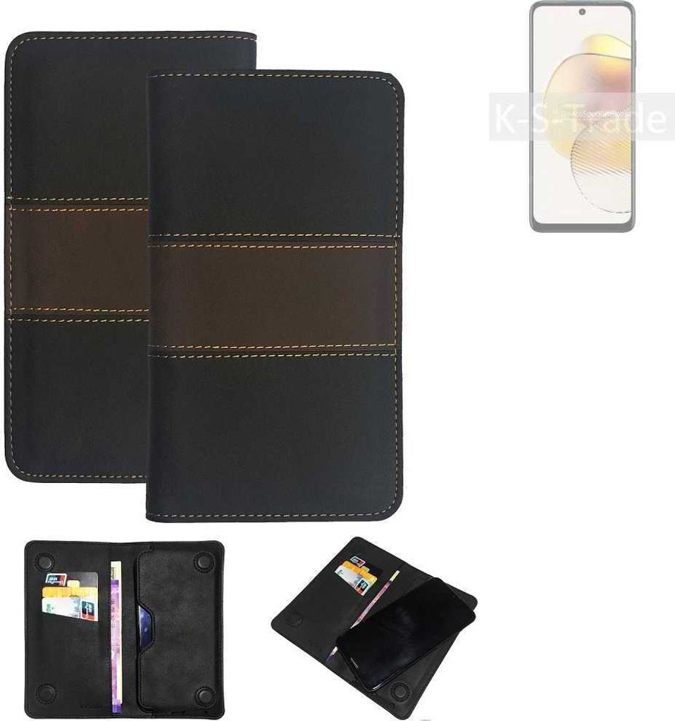 K-S-Trade Hülle Handyhülle kompatibel mit Motorola Moto G73 5G Schutzhülle Walletcase Bookstyle Tasche Schutz Case Handytasche Wallet Cover