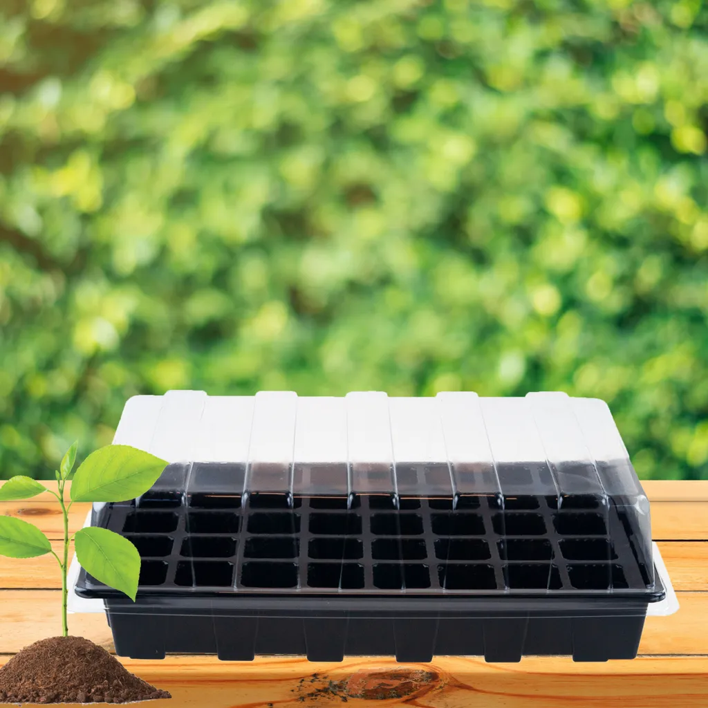 Réussir ses semis de tomates et fleurs : Mini-serre 48 compartiments - 11