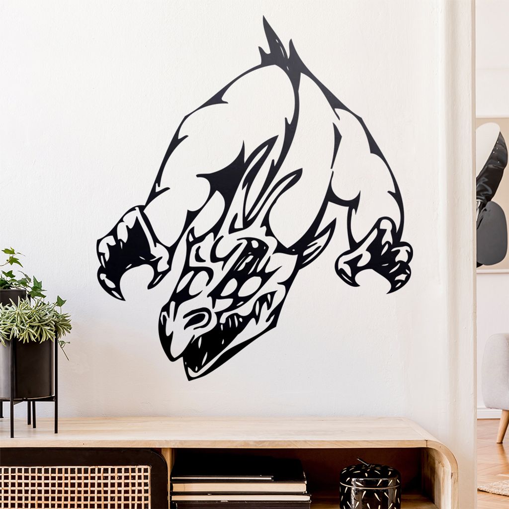 Drachen Klaue Wandtattoo in 6 Größen - Wandaufkleber Wall Sticker - Dekoration, Küche, Wohnzimmer, Schlafzimmer, Badezimmer