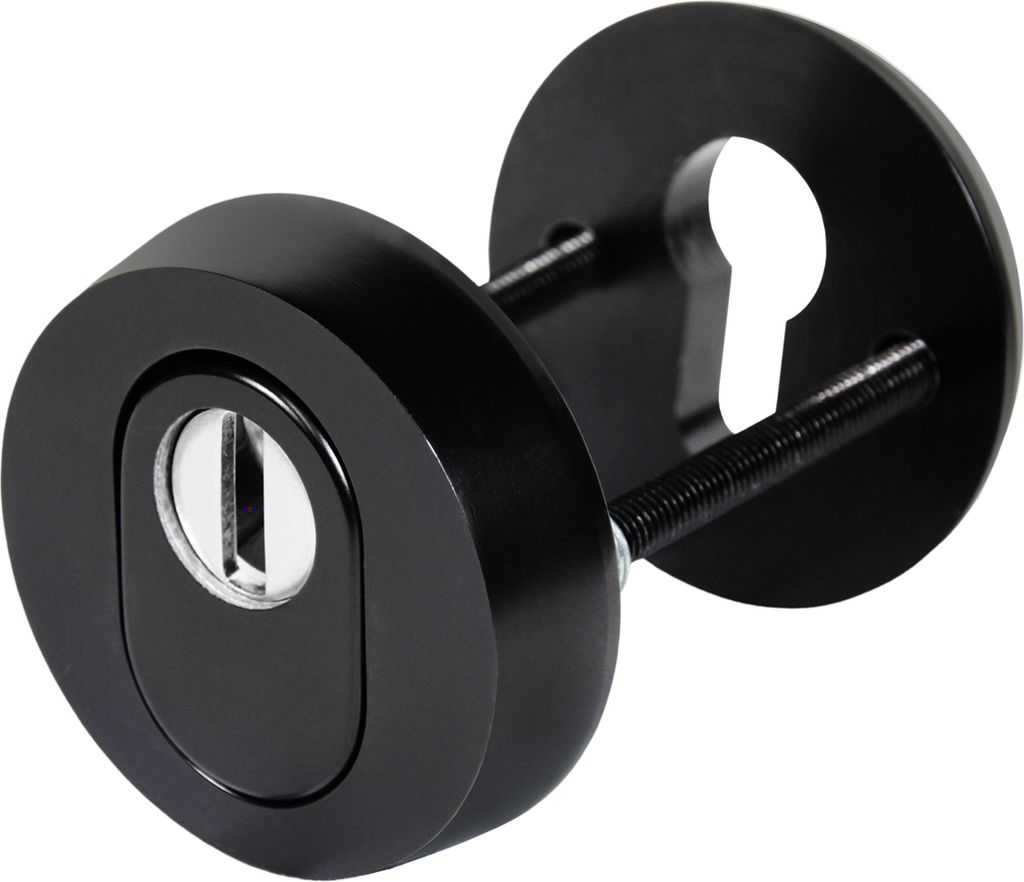 Schutzrosette SR - 5002 PZ Schwarz Pulverbeschichtet Produktbild 