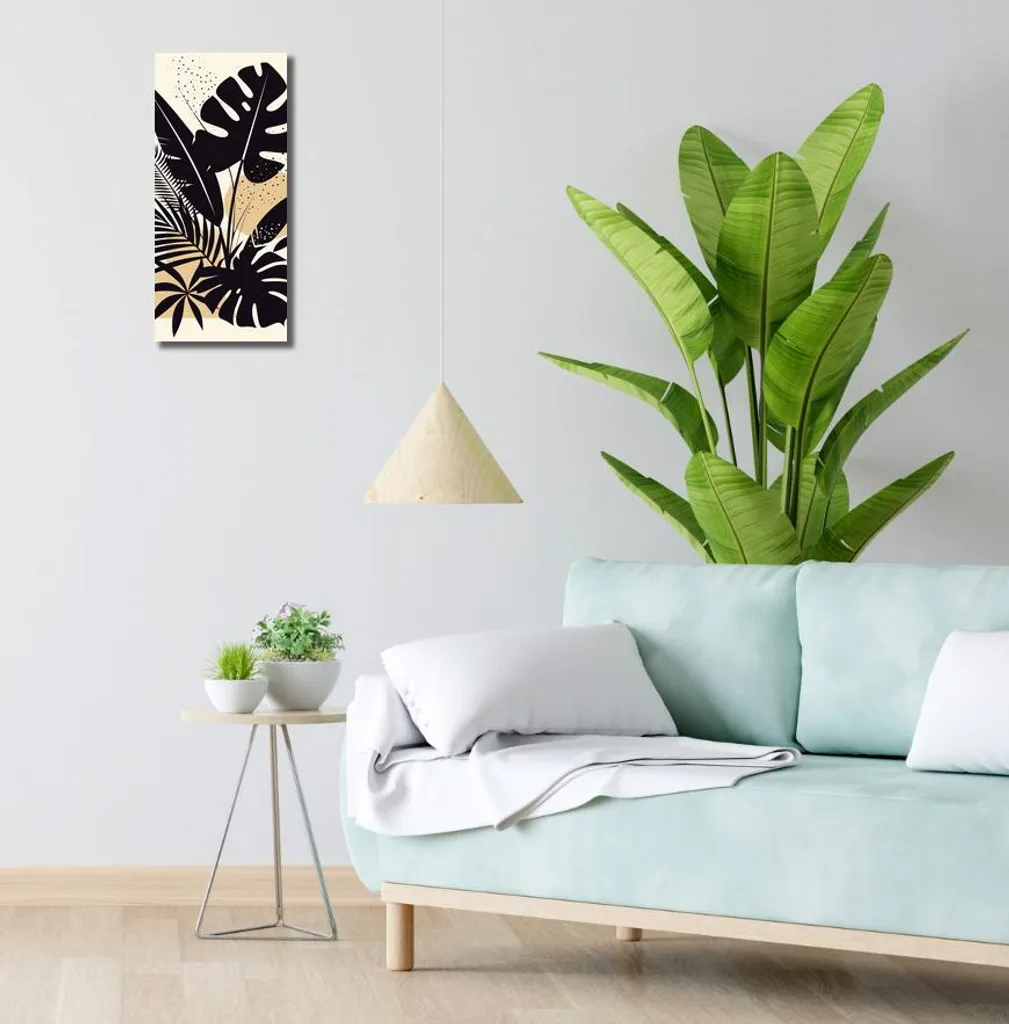 Quadro Moderno 20x50 Paradiso Tropicale - Arredo Casa e Ufficio - 2