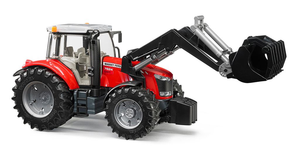 Bruder Massey Ferguson 7624 s čelným nakladačom Obrázok produktu 