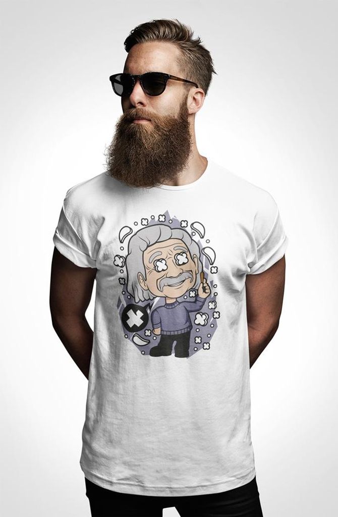 D&B Uni Polo PC00039 Einstein Weiß-Größe S