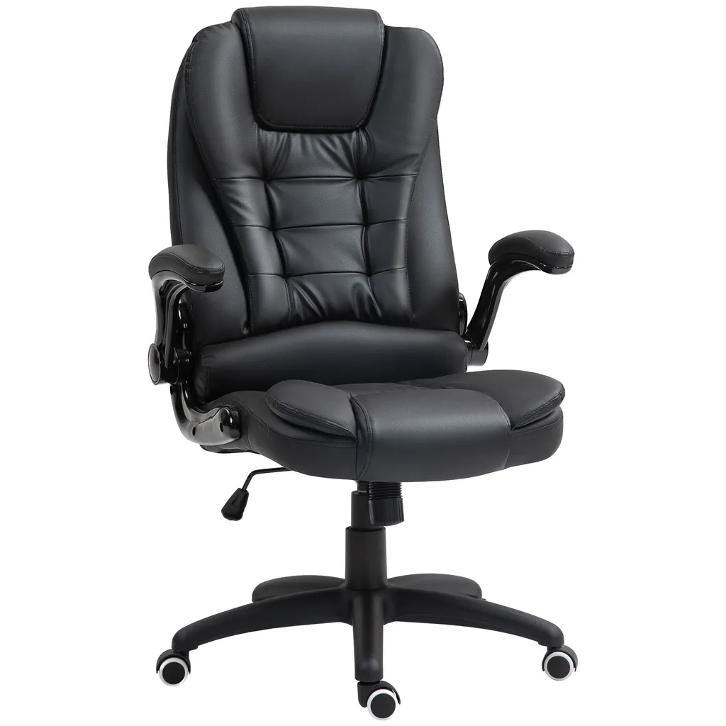 Benessere in Ufficio: Sedia HOMCOM Ergonomica con Supporto Lombare