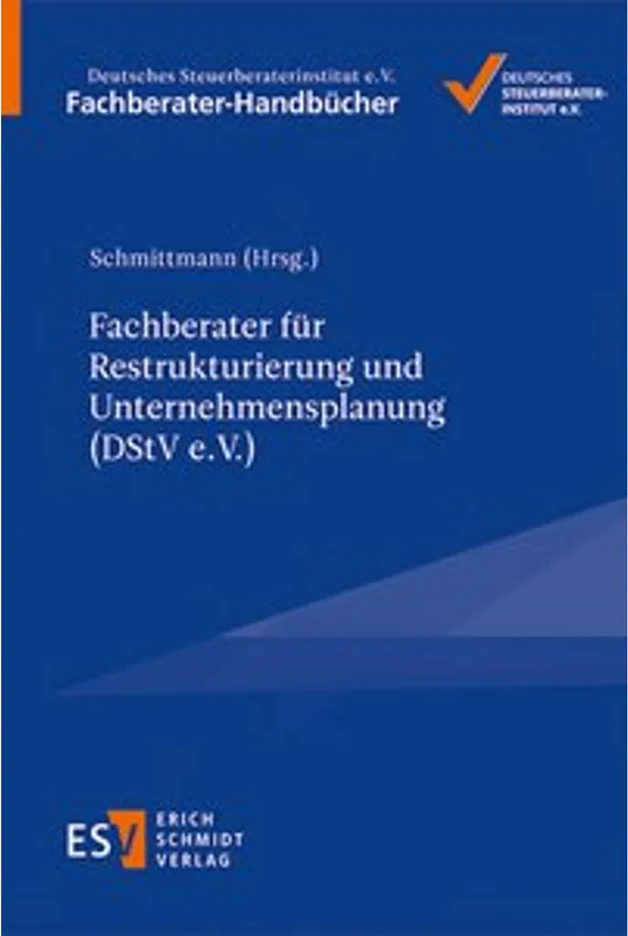 Conseiller spécialisé en restructuration d'entreprise DStV e.V. complet