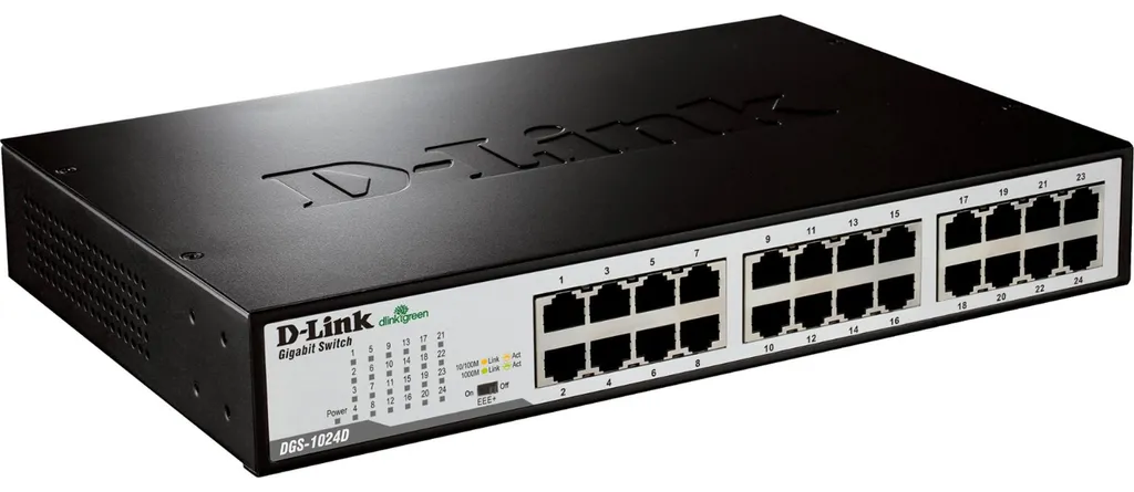 D-Link DGS-1024D Switch 24 Ports GBit : Fini les Lenteurs de votre Réseau