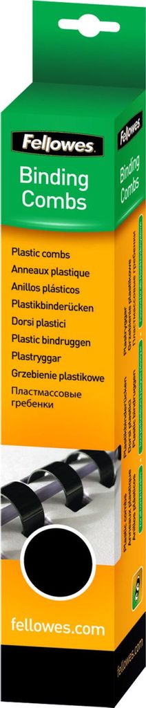 Fellowes Plastikbinderücken 8mm  schwarz   25PK Obrázok produktu 