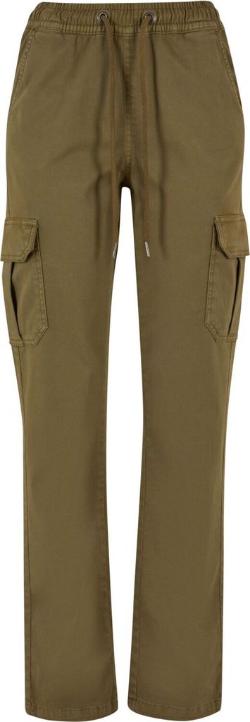 Urban Classics Ladies - High Waist Twill Cargo Hose - XXL