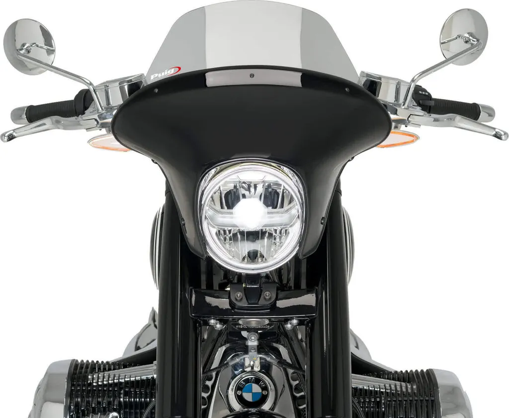 Bulle Touring Puig Batwing SML Homologuée ABE - Finition Fumée BMW R18