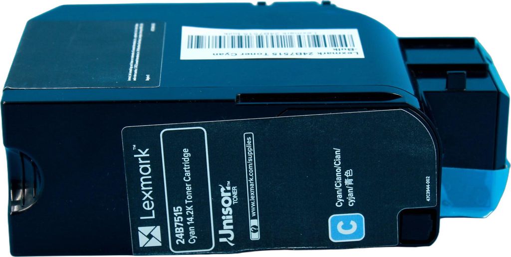 Lexmark 24B7515 Toner Cyan -Bulk