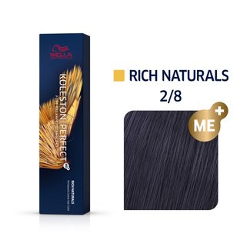 Wella Professionals Koleston Perfect Me+ Rich Naturals Professionelle permanente Haarfarbe 2/8 60 ml
