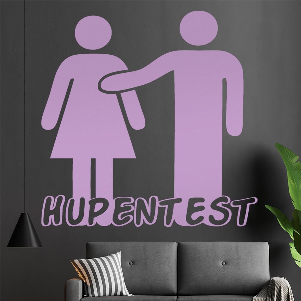 Hupentest Wandtattoo in 6 Größen - Wandaufkleber Wall Sticker - Dekoration, Küche, Wohnzimmer, Schlafzimmer, Badezimmer