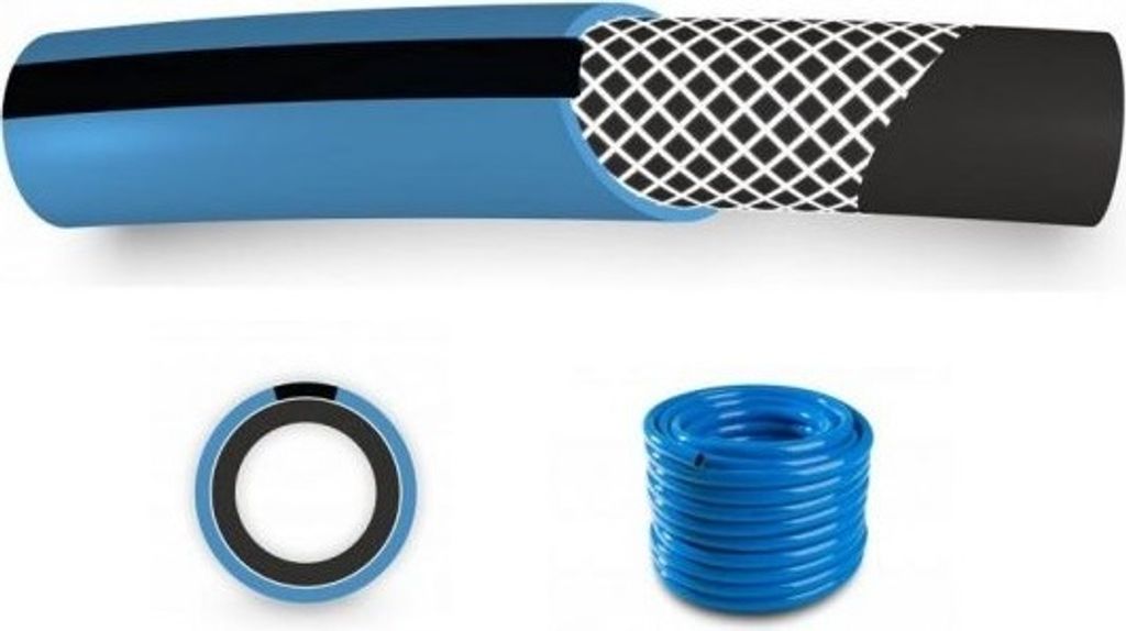 Wąż do sprężonego powietrza FI 10mm x 50m, niebieski, Zdjęcie produktu 