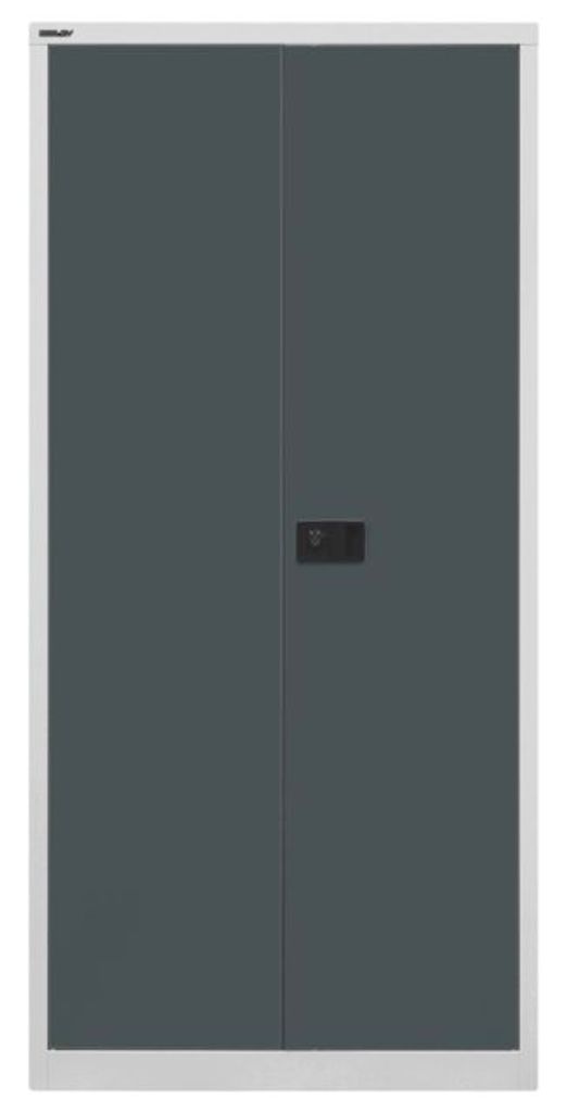 BISLEY Flügeltürenschrank Universal Maße: 91,4 x 195 x 40 cm (B x H x T) Anzahl der Fachböden: 3 Fachböden
