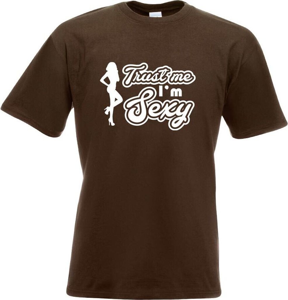 Kiwistar - T-Shirt - Chocolate - Trust me, im y Gogo Girl Motiv Bedruckt Funshirt Design Print - mit Motiv Bedruckt - Funshirt Design - Sport - Fre...