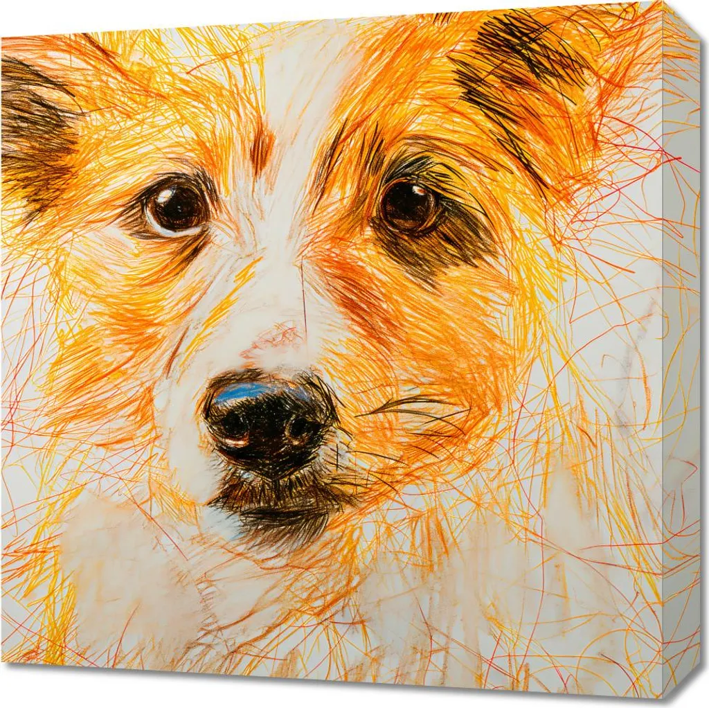 Quadro Astratto 50x50 Ospite affascinante - Design Casa Contemporanea