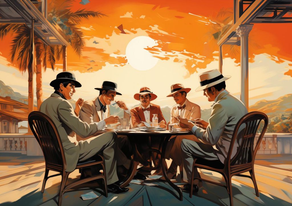 Plakat 42x29,7cm Sitzung in den Tropen