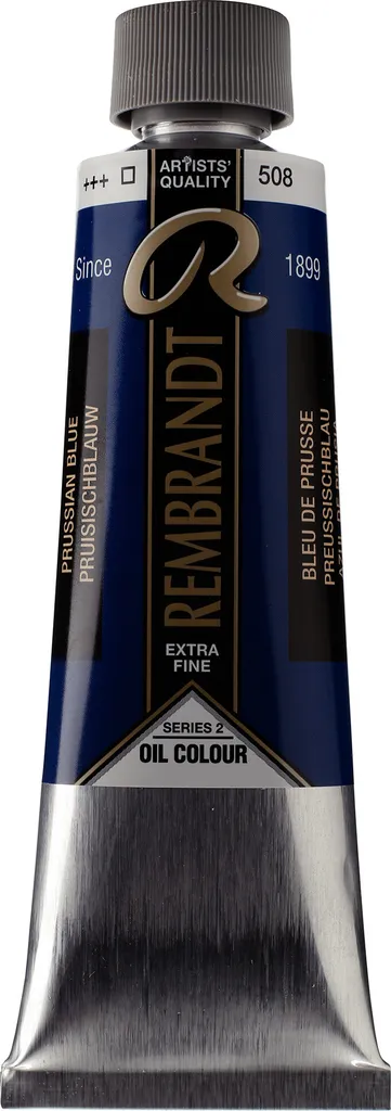 Rembrandt Peinture à l'huile tube 150 ml Bleu de Prusse 508 Intense