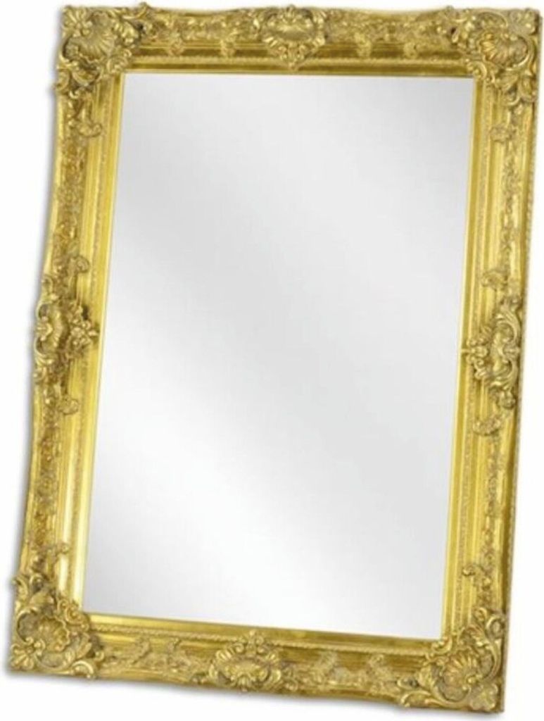 Casa Padrino Barock Spiegel Gold H. 107,5 cm - Barockstil Interior