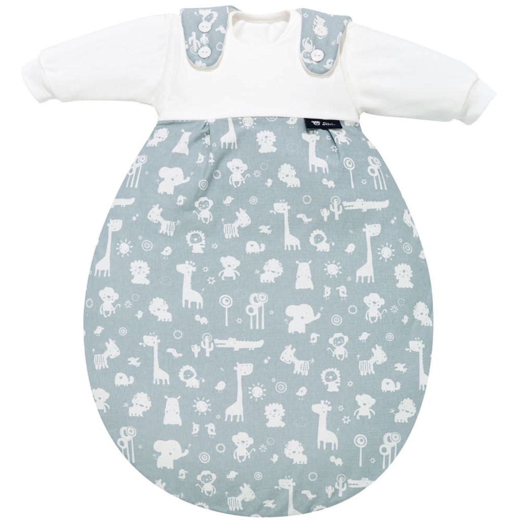 Alvi Baby-Mäxchen (3-tlg.) - Zootiere, Junge/Mädchen, Blau, Weiß