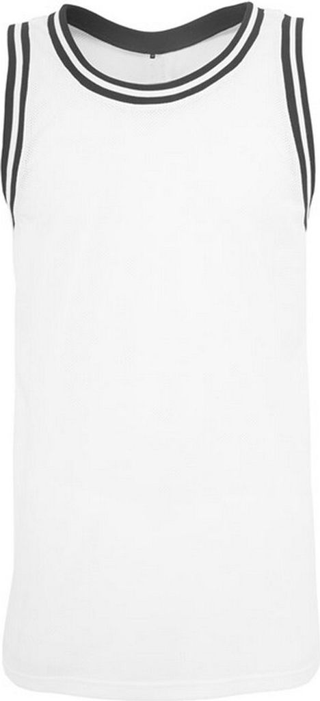 Build Your Brand - Ärmelloses Oberteil für Herren RW10311 (XL) (Weiß/Schwarz)