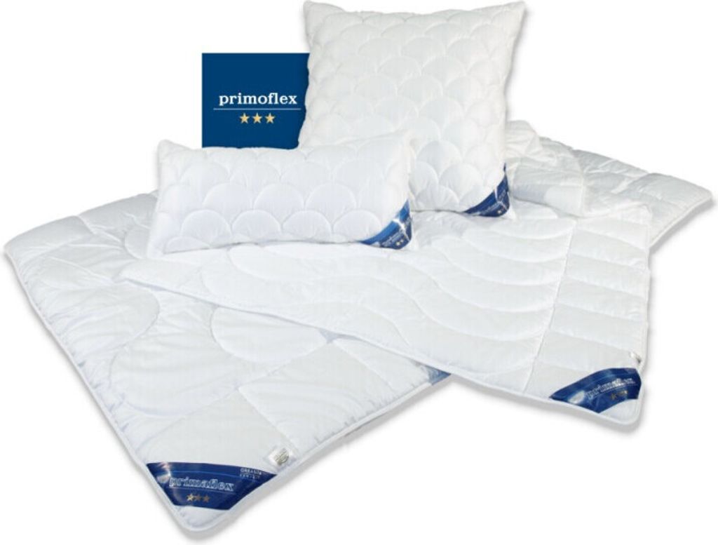 Faserdecke Sommer Bettdecke - Extra-Leicht Steppbett - Garanta primoflex 155x220 cm