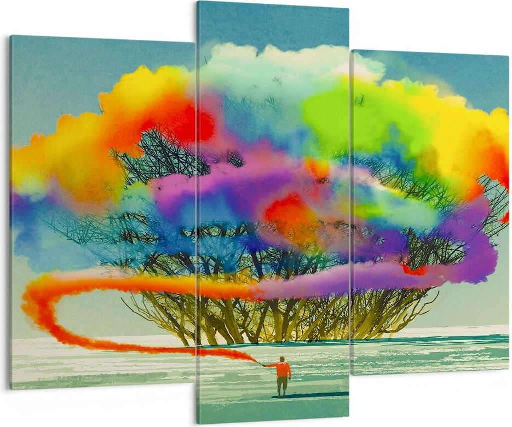 Bild auf Leinwand - Leinwandbild - Abstraktion Natur - Produktbild 