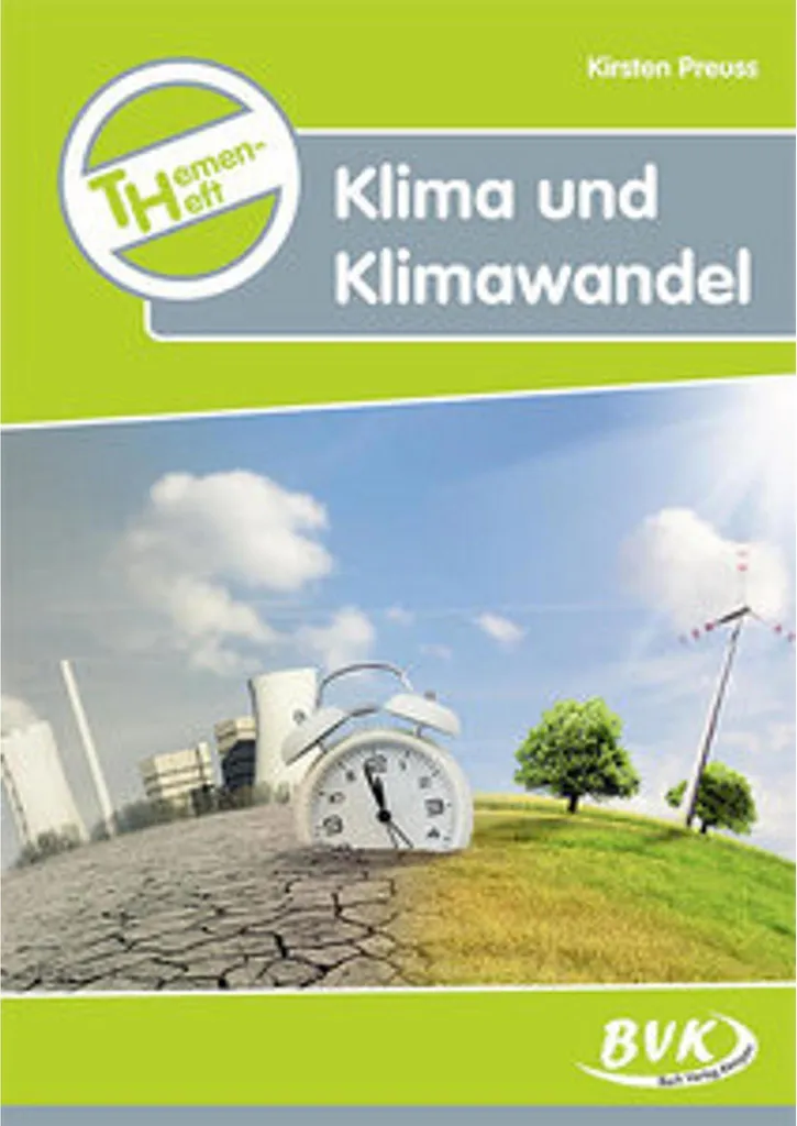 Livret éducatif Klima und Klimawandel illustré sur l'écologie globale