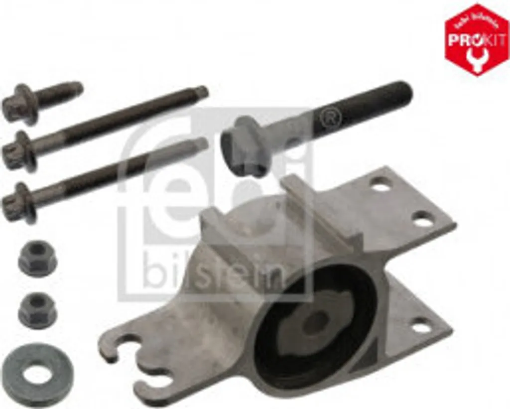 Palier de suspension FEBI 44172 robuste en caoutchouc-métal pour Classe A