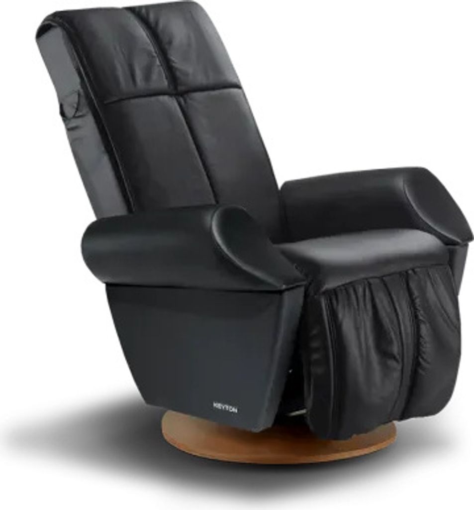 Massagesessel Keyton Royal H10 Farbe: Charcoal Black | Holz: Walnuss